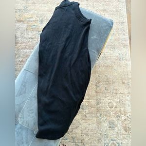 Black stretch tank dress - old navy - medium